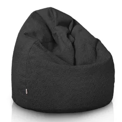 Cubre Puff Pera Para Niños - Borreguito Bouclé