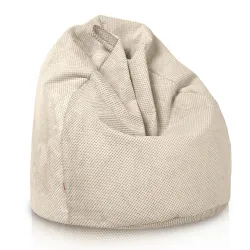 Cubre Puff Pera Para Niños - Terciopelo con Textura Dot