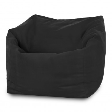 Negro Puff Sillón Amalfi terciopelo
