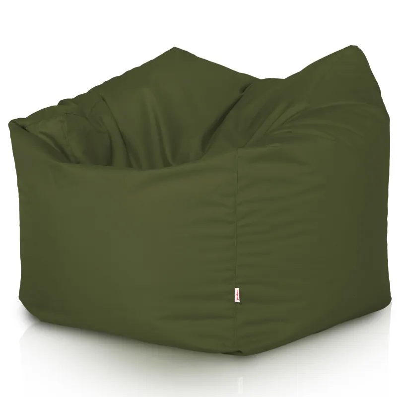 Puff Sillón de Suelo Cubo Amalfi - Outdoor Pro de Exterior Jardín Impermeable