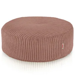 Puff Reposapiés Redondo - Pana Soft