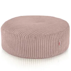 Puff Reposapiés Redondo - Pana Soft