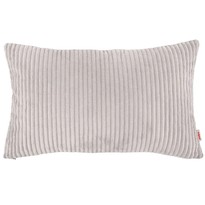Cojín grande para cama y como respaldo de pana 45×70