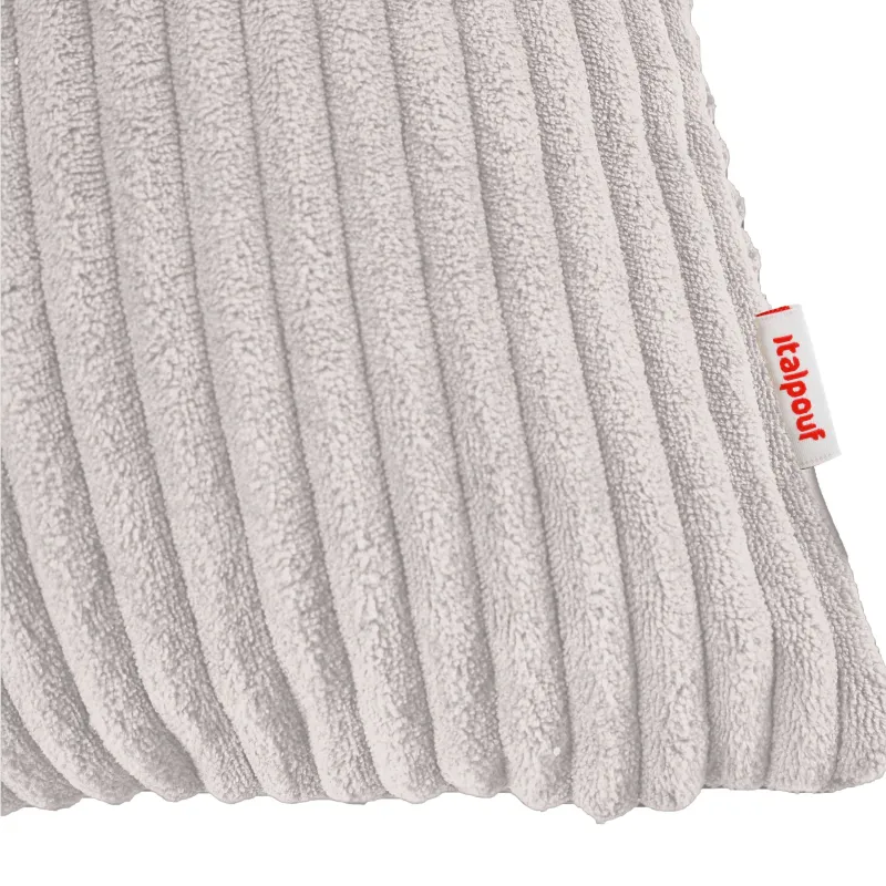 Cojín grande para cama y como respaldo de pana 45×70
