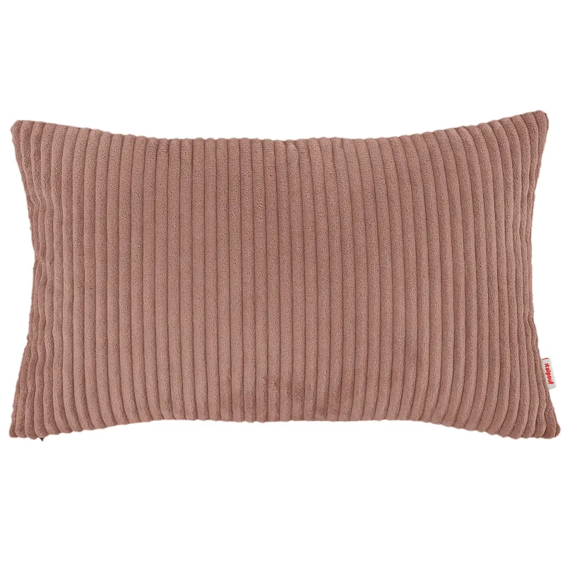 Cojín grande para cama y como respaldo de pana 45×70