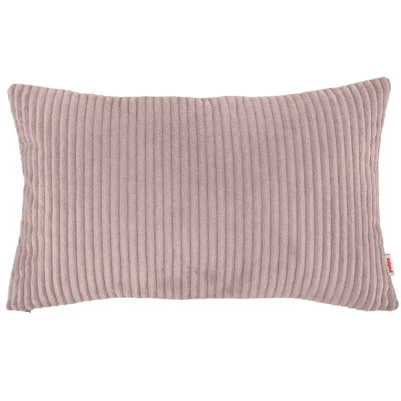 Cojín grande para cama y como respaldo de pana 45×70