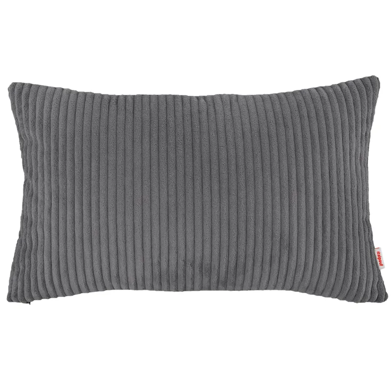 Cojín grande para cama y como respaldo de pana 45×70