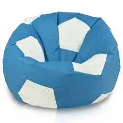 Puf Sillón Balón de Fútbol XL para Niños - Polipiel