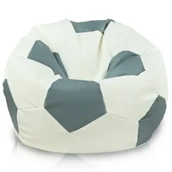 Puf Sillón Balón de Fútbol XL para Niños - Polipiel
