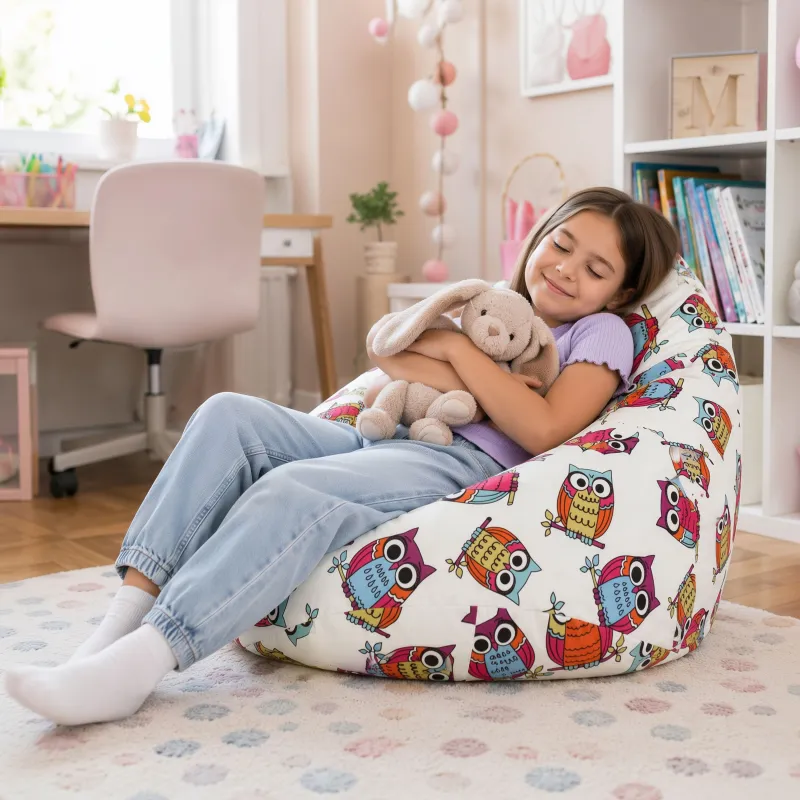 Puff Pera L Para Niños - Estampados Premium