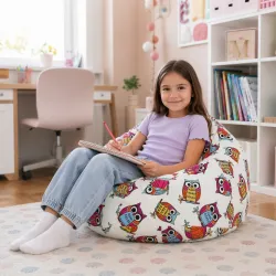 Puff Pera L Para Niños - Estampados Premium