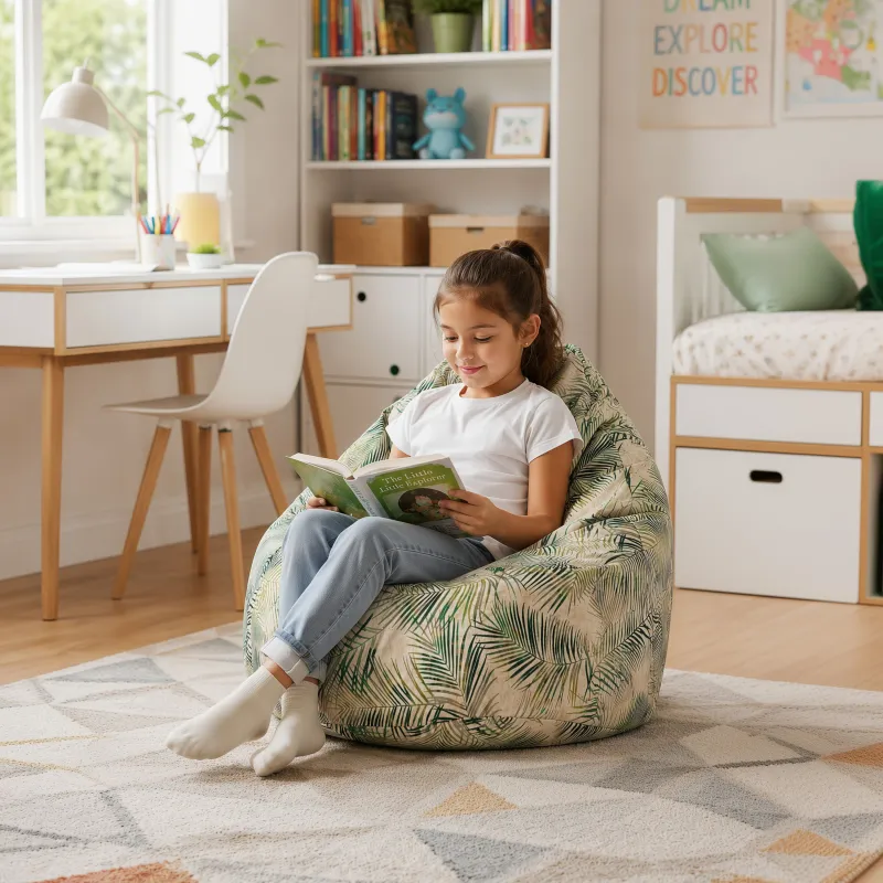 Puff Pera L Para Niños - Estampados Premium