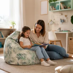 Puff Pera L Para Niños - Estampados Premium
