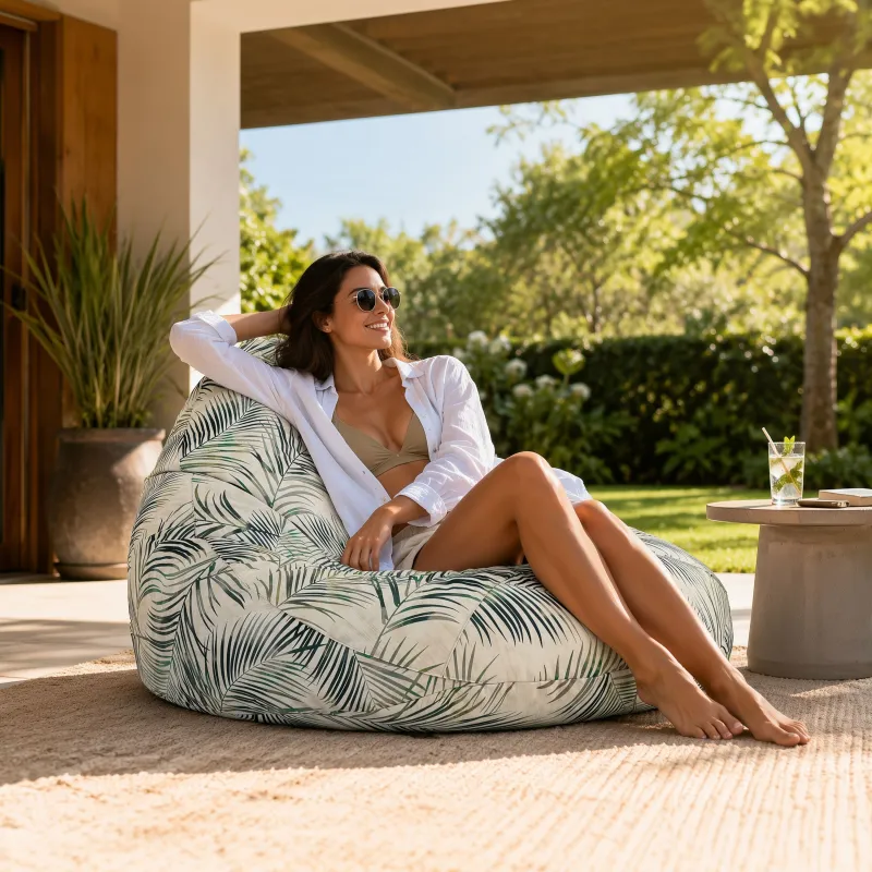 Puff Pera Drop XXL Exterior - Impermeable