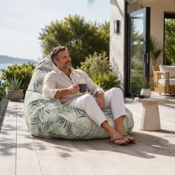 Puff Pera Drop XXL Exterior - Impermeable