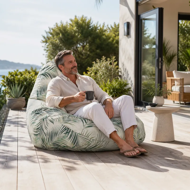 Puff Pera Drop XXL Exterior - Impermeable