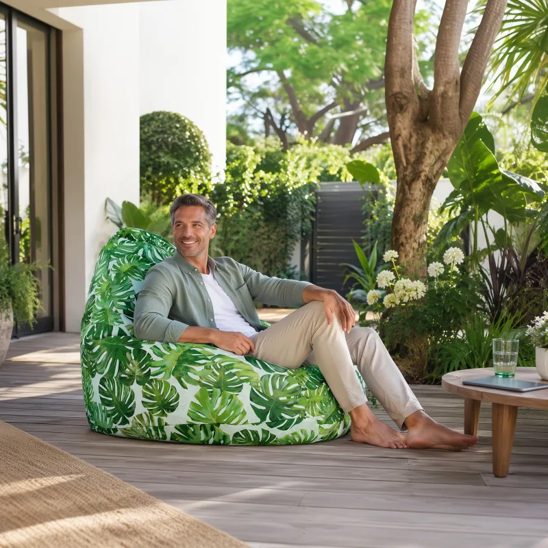 Puff Pera Drop XXL Exterior - Impermeable