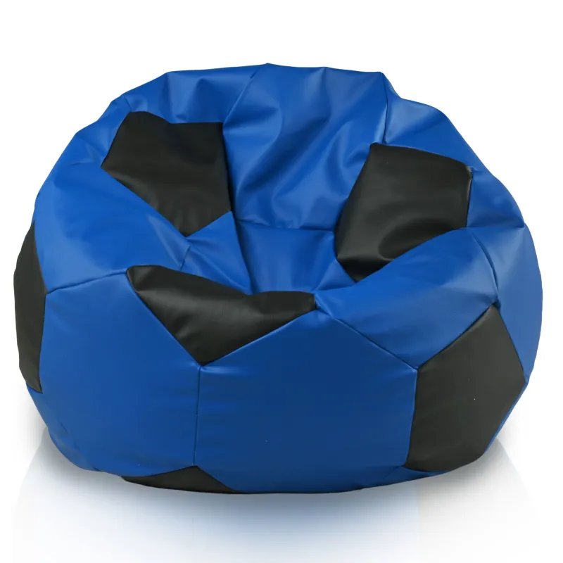 Puf Sillón Balón de Fútbol XL para Niños - Polipiel