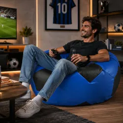 Puff Sillón Fútbol XXL - Polipiel, Premium