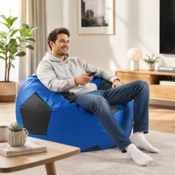 Puff Sillón Fútbol XXL - Polipiel, Premium