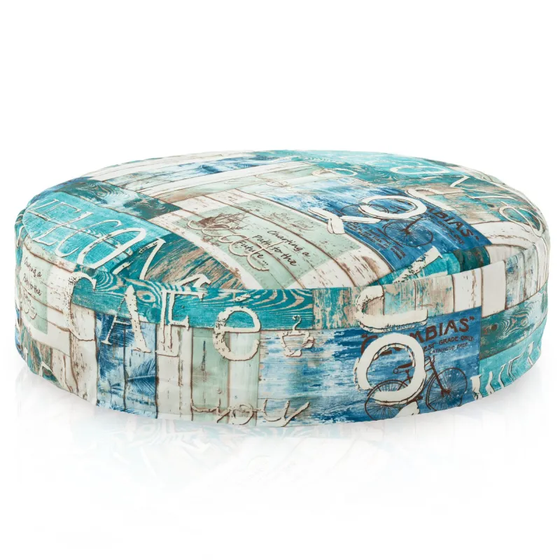 Cojín Redondo Monaco 90 cm Tejido Estampado | Italpouf