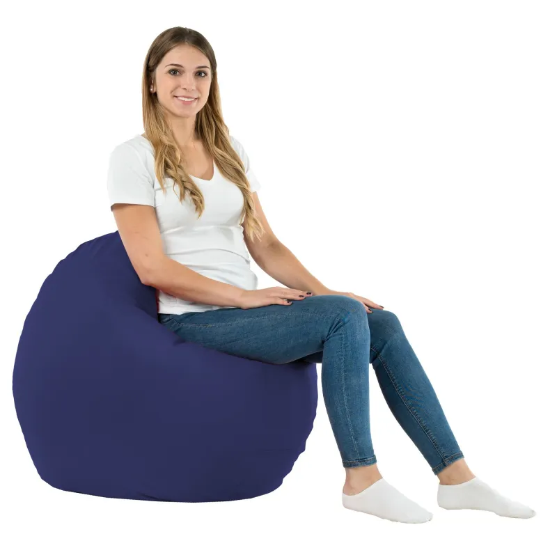 Cojín Redondo Monaco 90 cm Piel Sintética | Italpouf