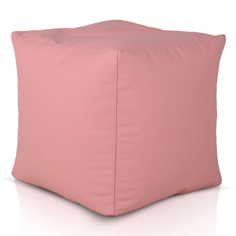Puff Cuadrado Cubo Piel Sintética | Italpouf