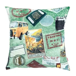 Cojín Decorativo Cuadrado - Tejido Estampado Premium