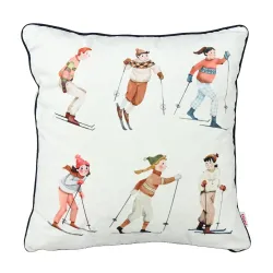 Cojín Decorativo Cuadrado 45 x 45 cm - Tejido Estampado Premium