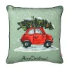 Coche Retro con Árbol de Navidad