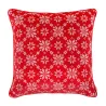 Copos de nieve rojos