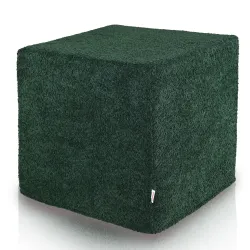 Puff Cubo Solid 40x40x40 Borreguito Bouclé | Italpouf