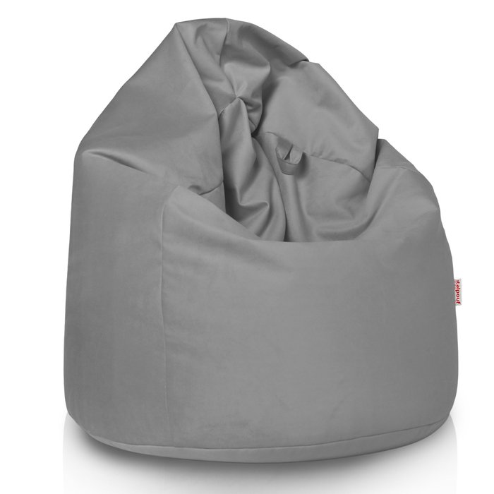 Acero puff pera XL terciopelo