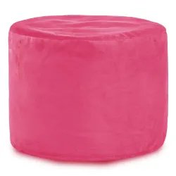 Puff Redondo Cilindro - Terciopelo Soft