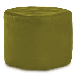Puff Redondo Cilindro - Terciopelo Soft