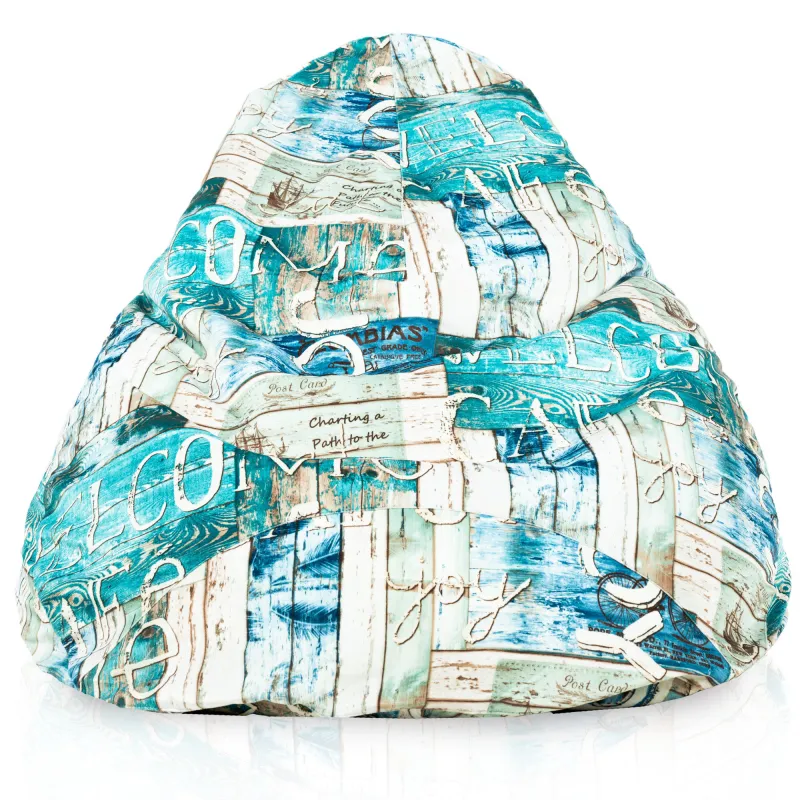 Puff con Respaldo XXL Drop - Tejido Estampado Premium – vista 36