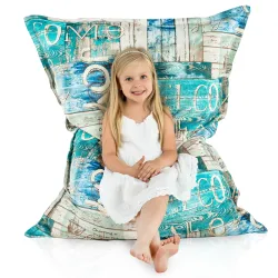 Cojín de Suelo Gigante XL para niños - Tejido Estampado Premium – vista 60