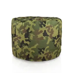 Puff Redondo de Exterior Cilindro - Jardín Outdoor Pro Impermeable