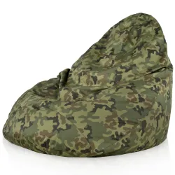 Puff con Respaldo XXL Drop - Outdoor Pro de Exterior Jardín Impermeable