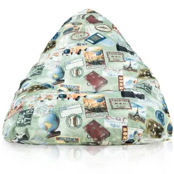 Puff Asiento de Suelo XL Bermuda - Tejido Estampado Premium – vista 34
