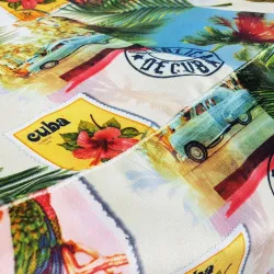 Puff Cuadrado Cubo - Tejido Estampado Premium – vista 33