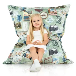 Cojín de Suelo Gigante XL para niños - Tejido Estampado Premium – vista 62