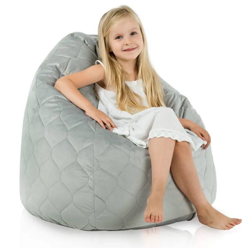 Puff Pera L para niños - Terciopelo Soft – vista 116