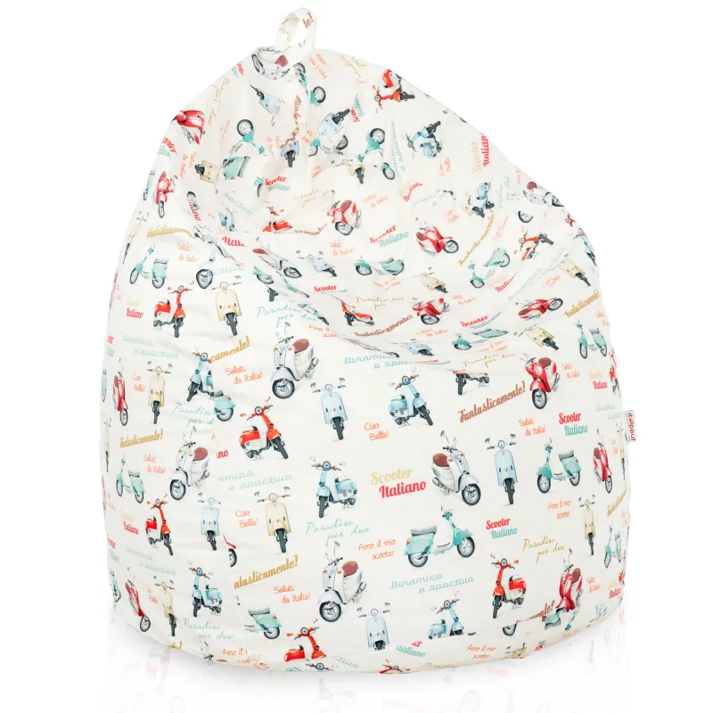 Puff Pera XL Estándar - Tejido Estampado Premium – vista 25