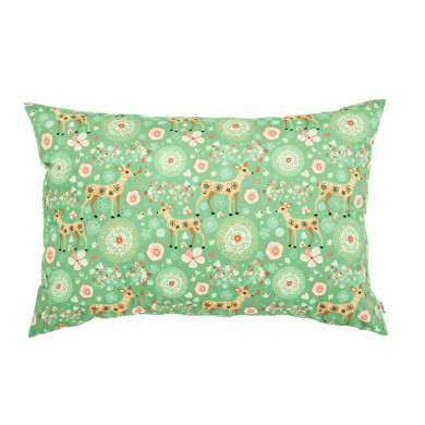 Pradera encantada con ciervos Almohada Rectangular