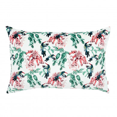 Colibríes exóticos del paraíso Almohada Rectangular