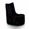 Negro Puff Sillón Gamer Cuero Ecológico