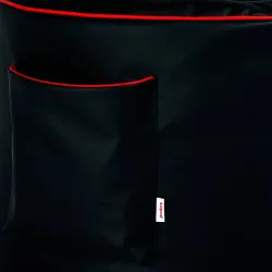 Puff gamer negro para una experiencia de juego cómoda en casa