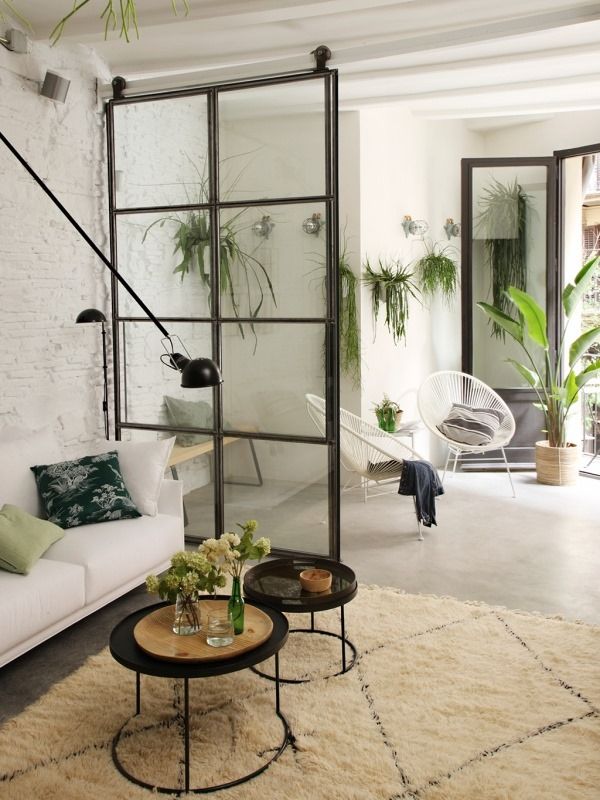 Estilo industrial en un piso pequeño