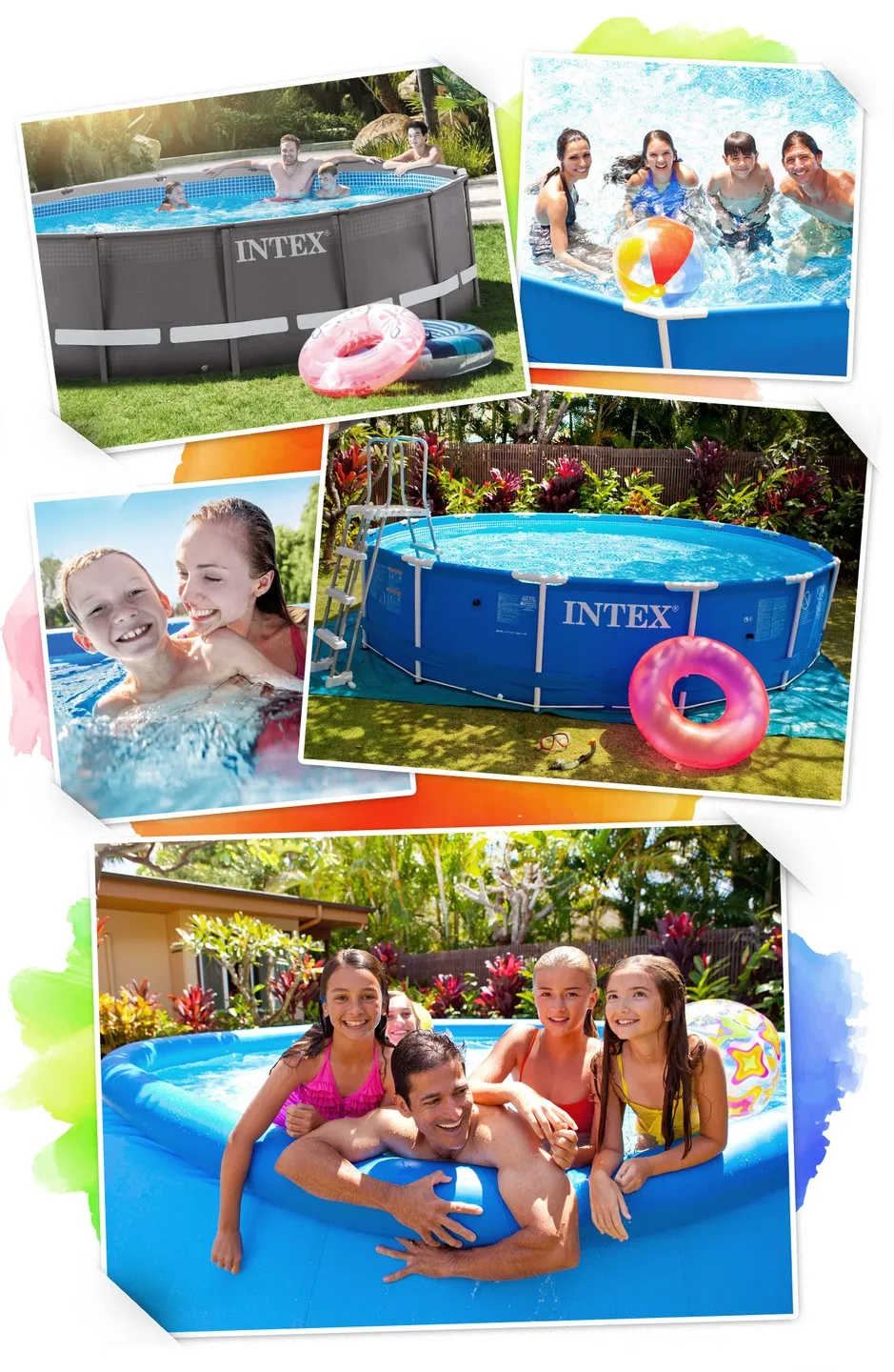 Piscina de jardín con estructura 549 x 274 x 132 cm 12en1 INTEX 26356 - 11